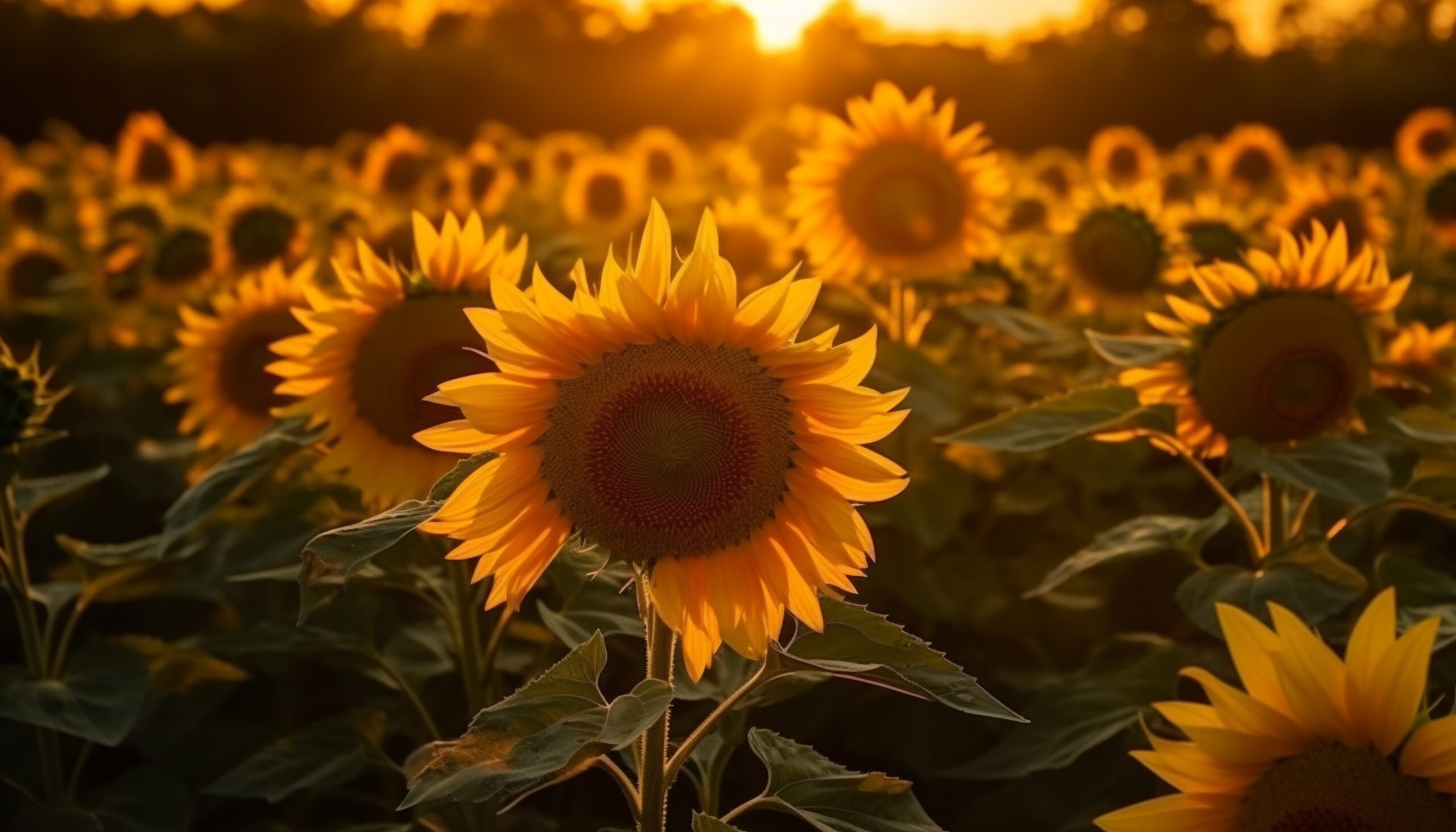 Sunflower farm